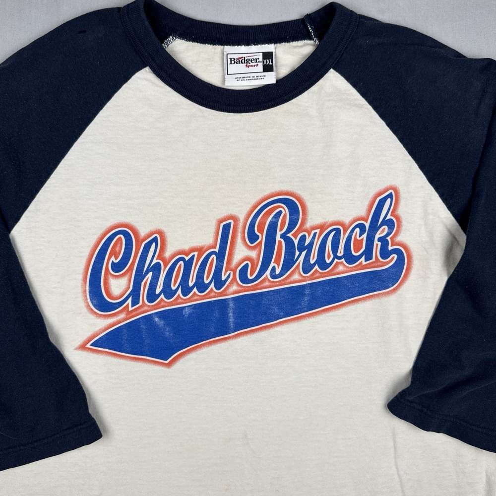 Vintage 90s Chad Brock Country Music Raglan Baseball T Shirt XXL
